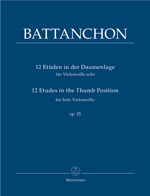 BATTANCHON 12 Etudes