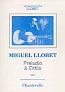 LLOBET Preludio & Estilo. Per chitarra sola. Chanterelle