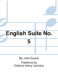 DUARTE English Suite n. 5 per sei chitarre