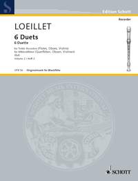 LOEILLET DE GANT Sei Duetti Vol. II