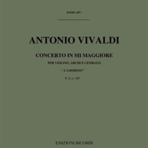 VIVALDI Concerto in Mi maggiore per vl, archi e cemb.