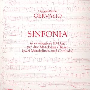 GERVASIO Sinfonia in Re maggiore per due Mandolini