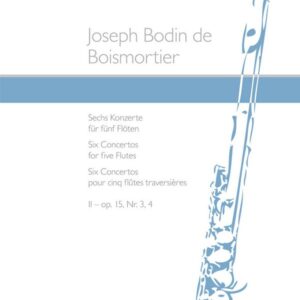 DE BOISMORTIER Six Concertos for five flutes Book 2