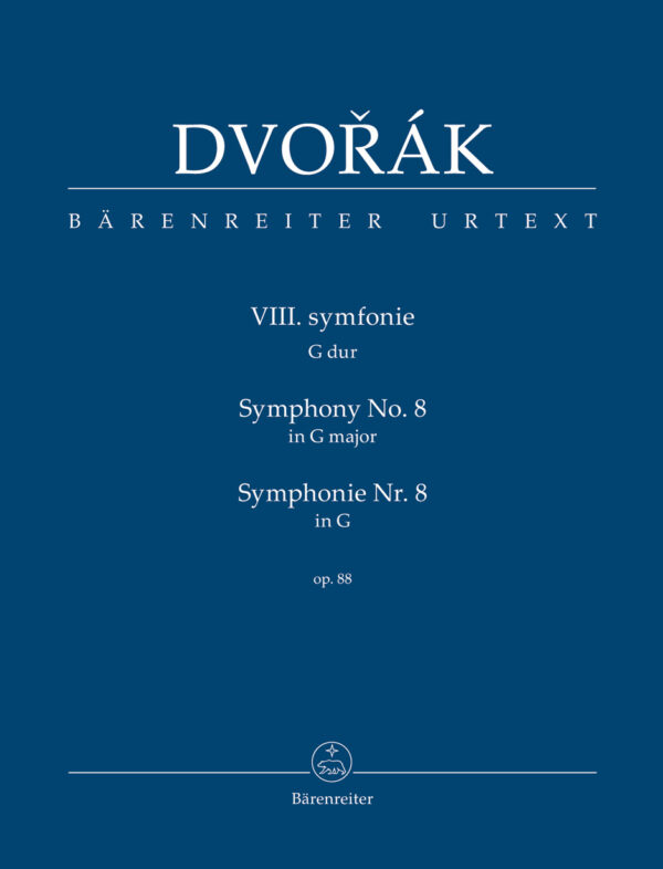 DVORAK Symphony no. 8 in G major op. 88. Partitura tascabile