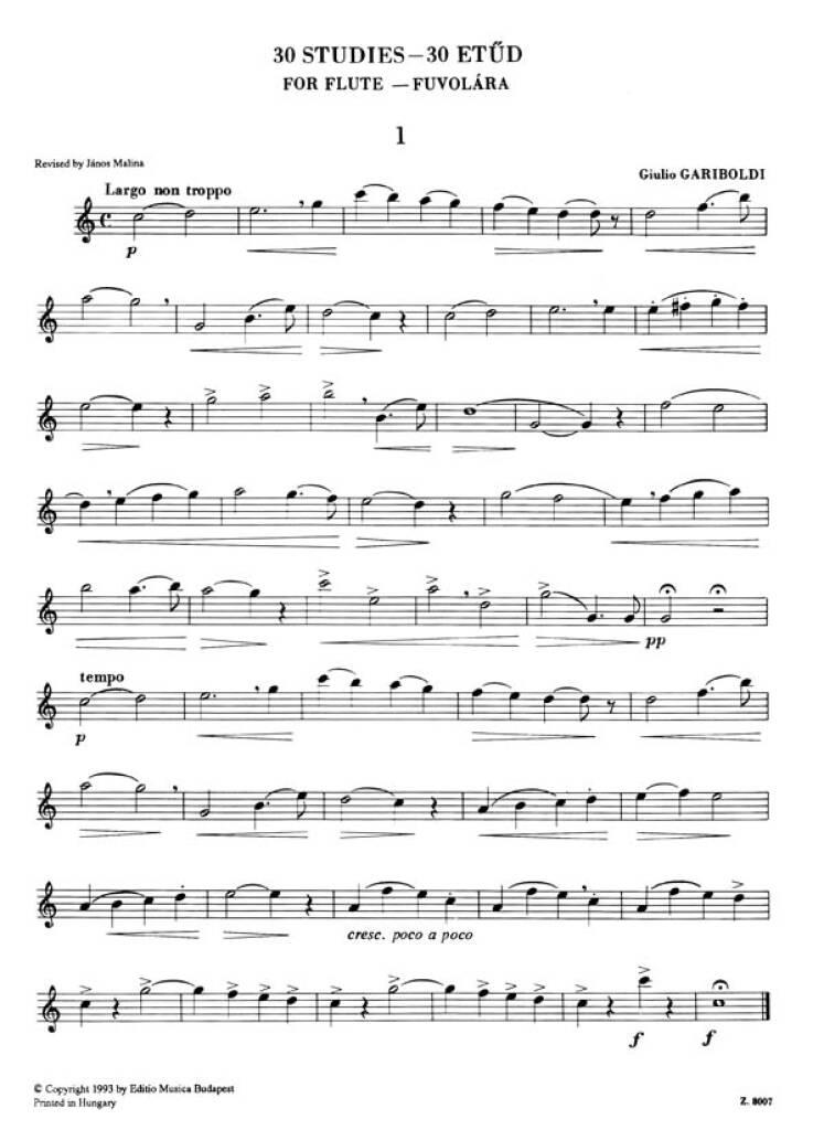 gariboldi-30-easy-studies-flute