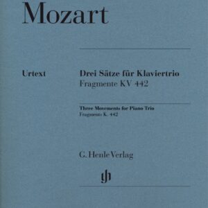 MOZART Drei Sätze für Klaviertrio Fragmente KV 442