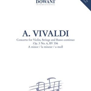 VIVALDI Concerto per Violino op 3 n 6 con cd base collana DOWANI