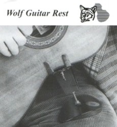 Supporto WOLF per chitarra classica, a morsetto, regolabile