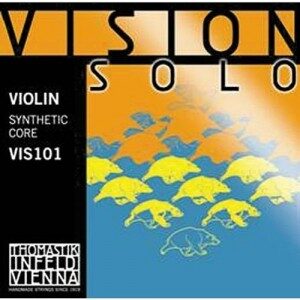 Muta completa per violino marca Thomastik, serie VIS101, re e sol argento, tensione media