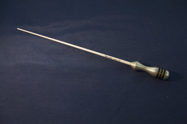 Bacchetta Mollard per direzione d'orchestra cm 30, serie Lancio L12SWCF, silver