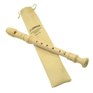 Flauto dolce soprano Yamaha mod. YRS24B, in plastica colore bianco, barocco