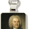 Portachiavi in metallo cm. 3 x 4,50, J.S.Bach. Vienna World - immagine 2