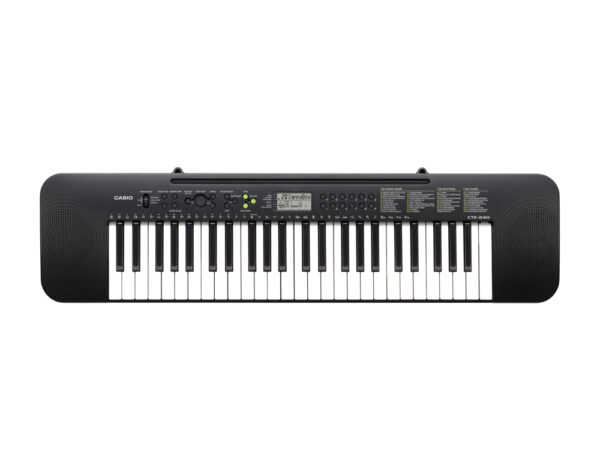 Tastiera Casio CTK240, 4 ottave, 49 tasti standard, polifonia 12 note, display LCD