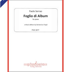 SERRAO Foglio di Album for piano