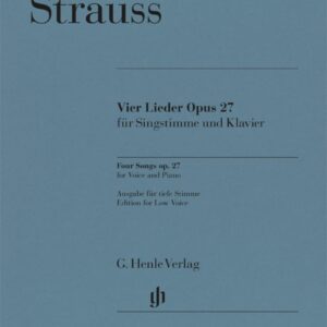 strauss-four-songs-op-27-low-voice-urtext-henle