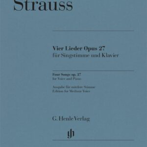 strauss-four-songs-op-27-medium-voice-urtext-henle