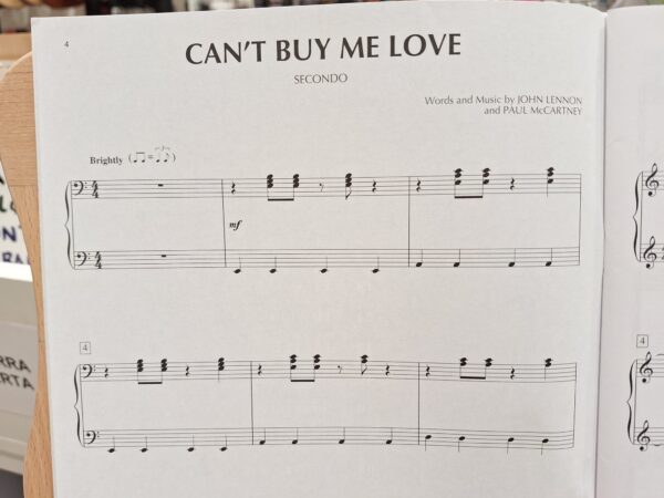 The Beatles Piano Duets. Featuring 8 Songs. Per pianoforte a 4 mani. Hal Leonard - immagine 4