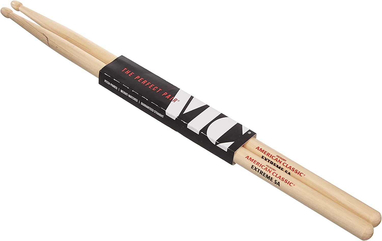 Bacchette VIC FIRTH Extreme 5A (American Classic), in acero, punta in legno  - La Stanza della Musica