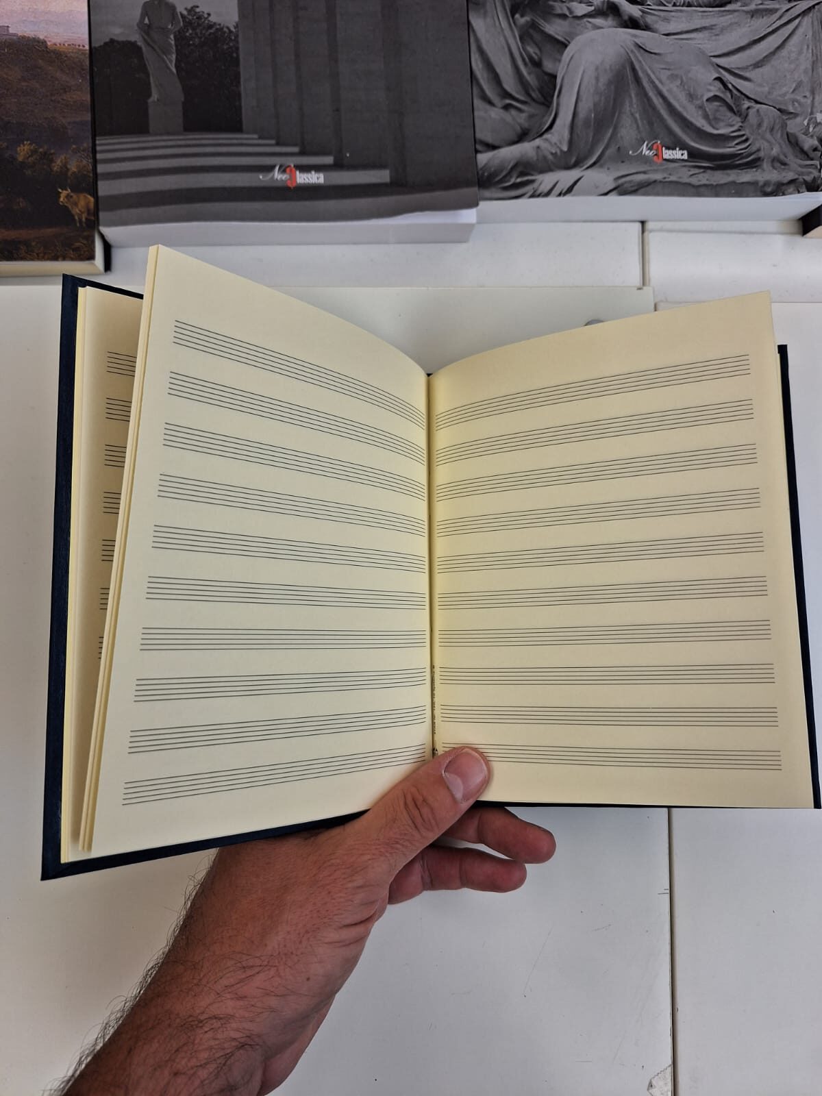 Quaderno pentagrammato 96 pagine, 14x17cm, 10 righe - La Stanza