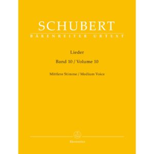 SCHUBERT LIEDER VOL10