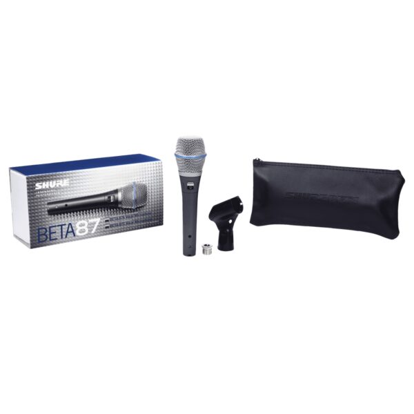 Microfono Shure BETA87A Vocal Microphone, supercardioide - immagine 5
