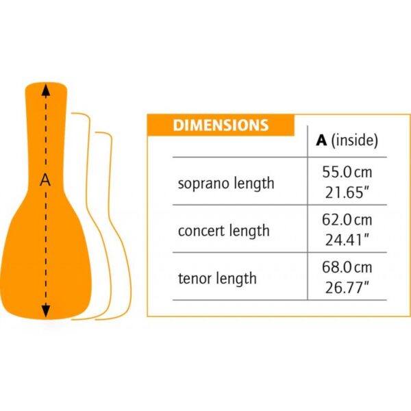 Custodia imbottita KEIKI per Ukulele soprano con disegno Totem - immagine 2