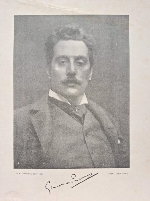 PUCCINI La Fanciulla del West. Opera completa per solo pianoforte. Copertina rigida. Ricordi, copia di antiquariato - immagine 2