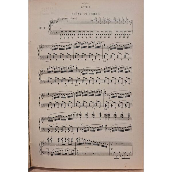 BIZET Carmen. Opera completa per pianoforte solo. Choudens. usato - immagine 3